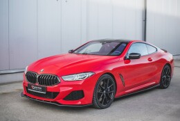 Cup Spoilerlippe Front Ansatz V.1 passend für BMW 8 Coupe G15 / 8 Gran Coupe M Paket G16 schwarz Hochglanz