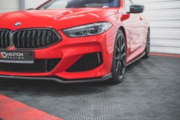 Cup Spoilerlippe Front Ansatz V.2 passend für BMW 8 Coupe G15 / 8 Gran Coupe M Paket G16 schwarz Hochglanz