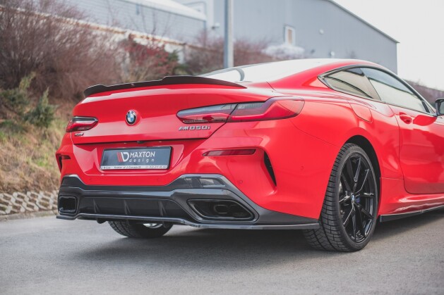 Heck Spoiler Aufsatz Abrisskante für BMW 8 Coupe M-Paket G15 schwarz Hochglanz