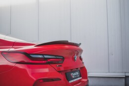 Heck Spoiler Aufsatz Abrisskante für BMW 8 Coupe M-Paket G15 schwarz Hochglanz