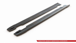 Seitenschweller Ansatz Cup Leisten V.4 passend für Hyundai I30 N Mk3 / Mk3 FL Hatchback/ Fastback schwarz Hochglanz