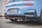 Mittlerer Cup Diffusor Heck Ansatz DTM Look für Hyundai I30 N Mk3 Hatchback schwarz Hochglanz