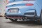 Mittlerer Cup Diffusor Heck Ansatz DTM Look passend für Hyundai I30 N Mk3 Hatchback schwarz Hochglanz