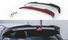 Heck Spoiler Aufsatz Abrisskante V.2 für Hyundai I30 N Mk3 / Mk3 FL Hatchback schwarz Hochglanz