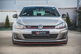 Street Pro Cup Spoilerlippe Front Ansatz passend für VW Golf 7 GTI ROT