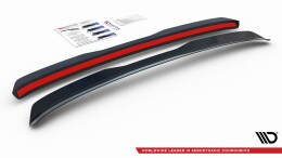 Heck Spoiler Aufsatz Abrisskante passend für Audi A3 8L schwarz Hochglanz