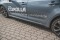 Seitenschweller Ansatz Cup Leisten für Toyota Corolla XII Limousine schwarz Hochglanz