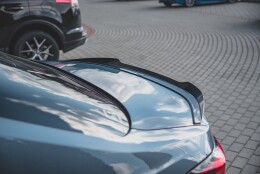 Heck Spoiler Aufsatz Abrisskante passend für Toyota Corolla XII Limousine schwarz Hochglanz