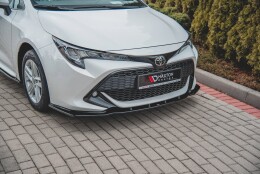 Cup Spoilerlippe Front Ansatz V.1 passend für Toyota Corolla XII Touring Sports/ Hatchback schwarz Hochglanz