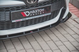 Cup Spoilerlippe Front Ansatz V.1 passend für Toyota Corolla XII Touring Sports/ Hatchback schwarz Hochglanz