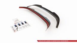 Heck Spoiler Aufsatz Abrisskante passend für Toyota Corolla XII Touring Sports schwarz Hochglanz