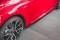 Seitenschweller Ansatz Cup Leisten für Toyota Corolla XII Hatchback schwarz Hochglanz