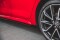 Seitenschweller Ansatz Cup Leisten für Toyota Corolla XII Hatchback schwarz Hochglanz