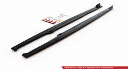 Seitenschweller Ansatz Cup Leisten passend für Toyota Corolla XII Hatchback Carbon Look