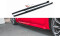 Seitenschweller Ansatz Cup Leisten passend für Toyota Corolla XII Hatchback Carbon Look
