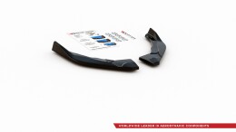 Heck Ansatz Flaps Diffusor passend für Toyota Corolla XII Hatchback schwarz Hochglanz
