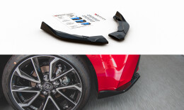 Street+ Heck Ansatz Flaps passend für Toyota Corolla XII Hatchback schwarz Hochglanz