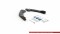 Heck Ansatz Flaps Diffusor passend für Toyota Corolla XII Hatchback schwarz Hochglanz