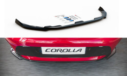 Mittlerer Cup Diffusor Heck Ansatz für Toyota Corolla XII Hatchback schwarz Hochglanz