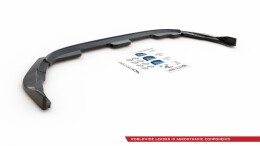 Mittlerer Cup Diffusor Heck Ansatz passend für Toyota Corolla XII Hatchback schwarz Hochglanz