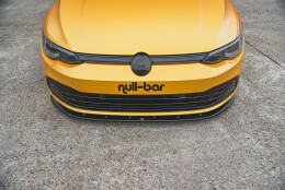 Cup Spoilerlippe Front Ansatz V.1 passend für VW Golf Mk8 schwarz Hochglanz