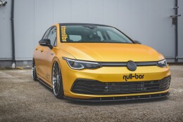 Cup Spoilerlippe Front Ansatz V.1 passend für VW Golf Mk8 schwarz Hochglanz