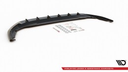 Cup Spoilerlippe Front Ansatz V.1 passend für VW Golf Mk8 schwarz Hochglanz
