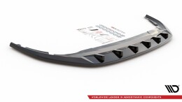 Cup Spoilerlippe Front Ansatz V.1 passend für VW Golf Mk8 schwarz Hochglanz