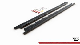 Seitenschweller Ansatz Cup Leisten V.1 passend für VW Golf Mk8 schwarz Hochglanz