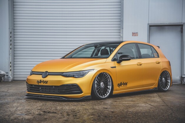 Seitenschweller Ansatz Cup Leisten V.2 passend für VW Golf Mk8 schwarz Hochglanz
