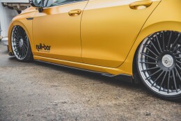 Seitenschweller Ansatz Cup Leisten V.2 passend für VW Golf Mk8 schwarz Hochglanz