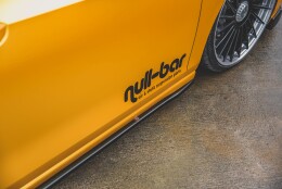 Seitenschweller Ansatz Cup Leisten V.2 passend für VW Golf Mk8 schwarz Hochglanz