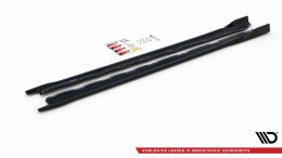 Seitenschweller Ansatz Cup Leisten V.2 passend für VW Golf Mk8 schwarz Hochglanz