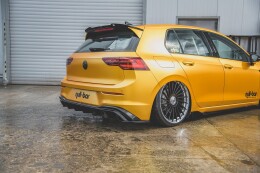 Heck Ansatz Flaps Diffusor für VW Golf Mk8 schwarz...