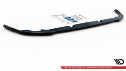 Mittlerer Cup Diffusor Heck Ansatz passend für VW Golf Mk8 schwarz Hochglanz