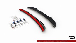 Heck Spoiler Aufsatz Abrisskante V.1 passend für VW Golf Mk8 schwarz Hochglanz