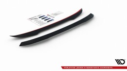 Heck Spoiler Aufsatz Abrisskante V.1 passend für VW Golf Mk8 schwarz Hochglanz