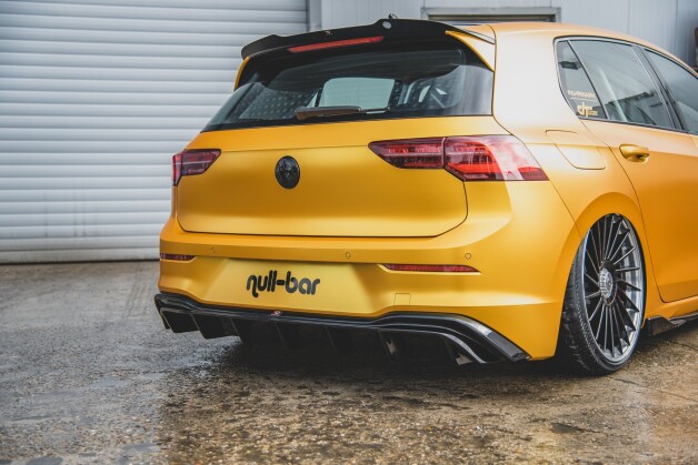 Heck Spoiler Aufsatz Abrisskante V.2 passend für VW Golf Mk8 FL schwarz Hochglanz
