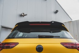 Heck Spoiler Aufsatz Abrisskante V.2 passend für VW Golf Mk8 schwarz Hochglanz