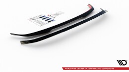Heck Spoiler Aufsatz Abrisskante V.2 passend für VW Golf Mk8 schwarz Hochglanz