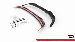 Heck Spoiler Aufsatz Abrisskante V.2 passend für VW Golf Mk8 schwarz Hochglanz