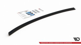 Mittlerer Cup Diffusor Heck Ansatz passend für Audi A4 B8 Avant schwarz Hochglanz