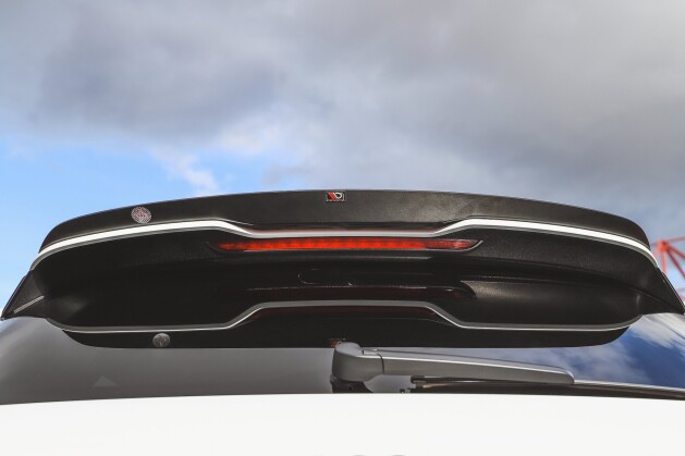 Heck Spoiler Aufsatz Abrisskante für Ford Kuga ST-Line Mk3 schwarz