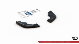 Heck Ansatz Flaps Diffusor V.3 für BMW 1er F40 M-Paket/ M135i schwarz Hochglanz