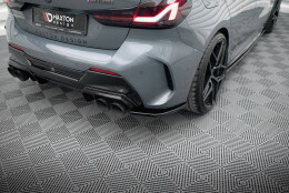 Street+ Heck Ansatz Flaps V.3 passend für BMW 1er F40 M-Paket/ M135i schwarz Hochglanz