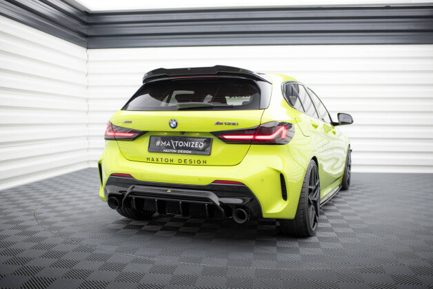 Heck Ansatz Diffusor V.1 passend für BMW 1er F40 M-Paket/ M135i schwarz Hochglanz