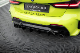 Street+ Heck Ansatz Diffusor V.1 passend für BMW 1er F40 M-Paket/ M135i schwarz Hochglanz