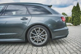 Heck Ansatz Flaps Diffusor für Audi S6 / A6 S-Line...