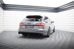 Heck Ansatz Flaps Diffusor V.2 für Audi S6 / A6...