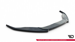 Cup Spoilerlippe Front Ansatz V.2 passend für Audi A6 / A6 C7 S-line/ S6 C7 Facelift schwarz Hochglanz